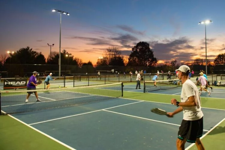 What city has the most pickleball courts