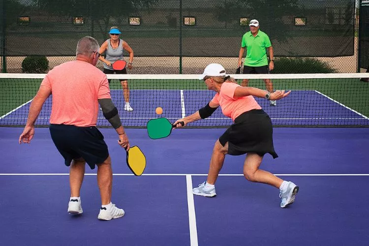 What do the 3 numbers mean in pickleball
