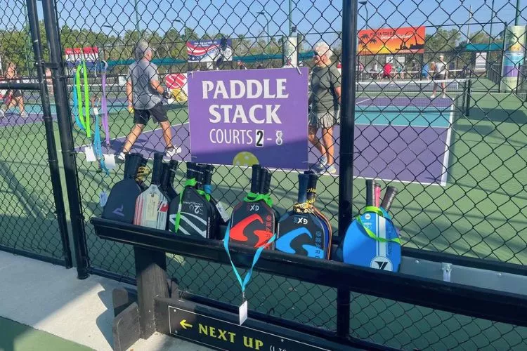 How Do You Stack Pickleball Paddles