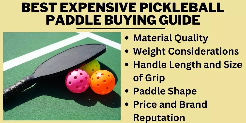 Best Expensive pickleball paddle Buying Guide