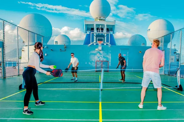 Cruise Lines with Dedicated Pickleball Courts